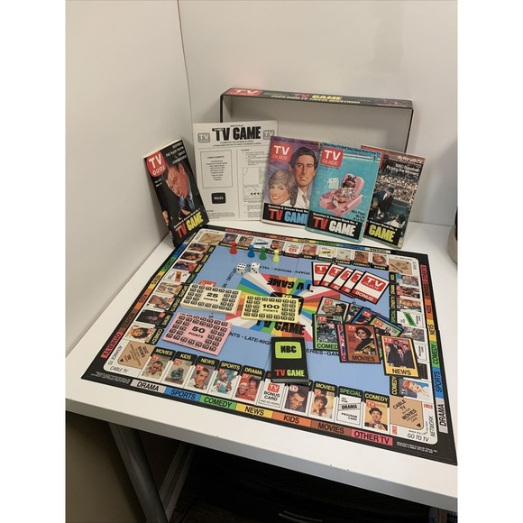 Vintage 1984 TV GUIDE'S TV Game in original box and complete - Picture 5 of 12